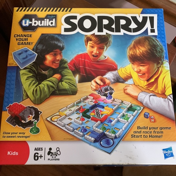 ♟HASBRO - SORRY U-BUILD- BOARD GAME ♟ NEW! - Picture 7 of 7